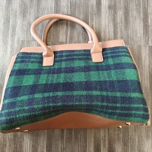 New without tag, plaid retro purse